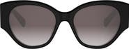 CELINE Maxi Triomphe 55mm Butterfly Sunglasses