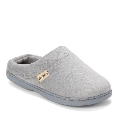 Darcy Quilted Cuff Velour Clog Slipper (Women)