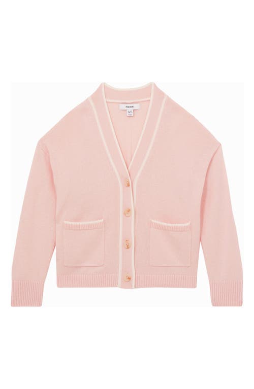 REISS REISS KIDS' JUNI JR. WOOL BLEND CARDIGAN
