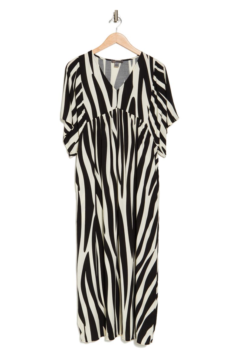 Molly Maxi Dress, Alternate, color, CONTRAST ZEBRA