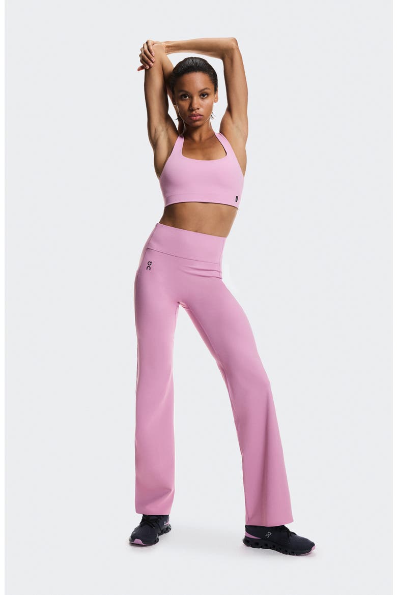 Studio High Waist Flared Leggings, Alternate, color, SAKURA