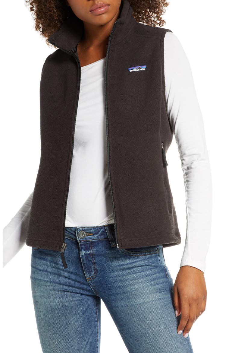 Classic Synchilla® Recycled Fleece Vest, Main, color, BLACK