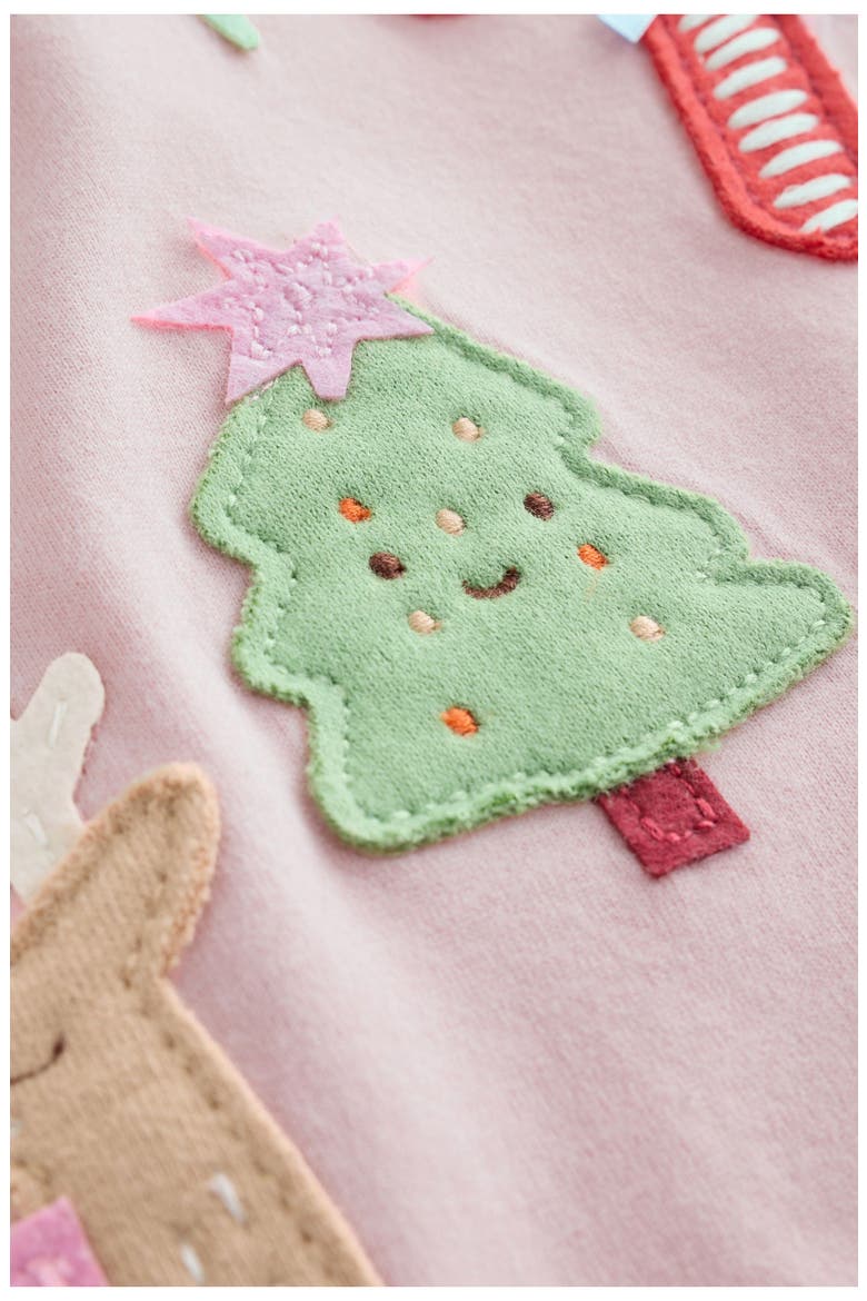 Kids' Festive Cotton Graphic T-Shirt, Alternate, color, PINK