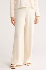 DKNY Jeans High Waist Wide Leg Pants