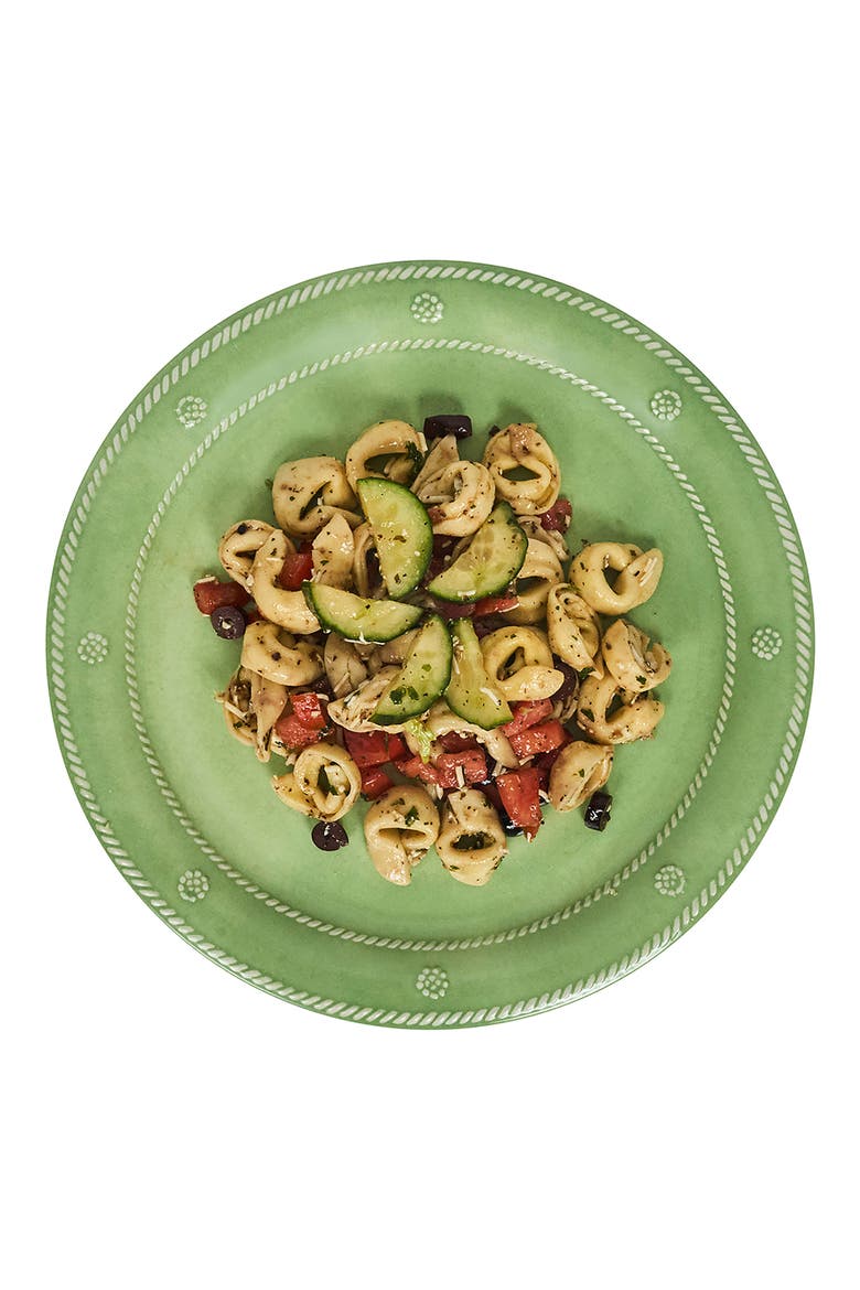 Berry & Thread Set of 4 Melamine Dinner Plates, Alternate, color, SEAGRASS