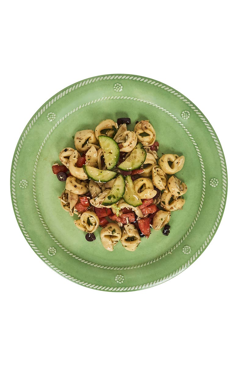 Juliska Berry & Thread Set of 4 Melamine Dinner Plates, Alternate, color, Seagrass