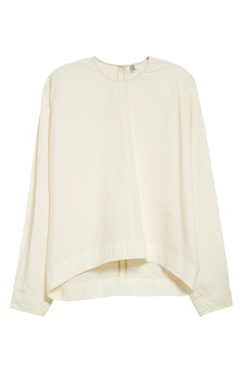 TOTEME Balloon Sleeve Top, Alternate, color, Black