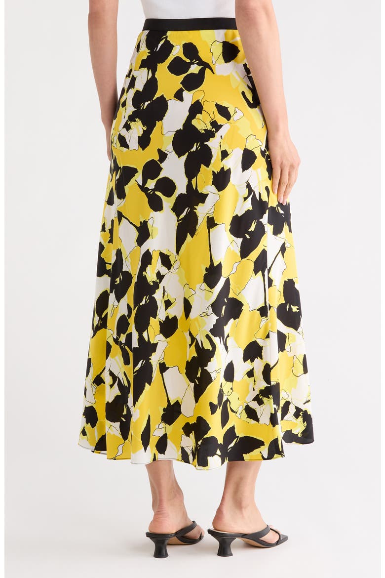 Isadora Silk Maxi Skirt, Alternate, color, EGONS FLORAL YELLOW