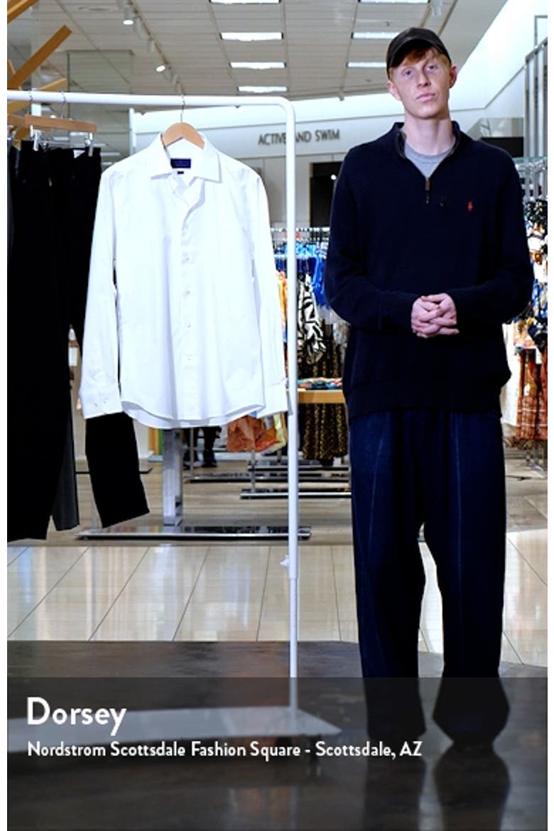 Trim Fit Superfine Twill Dress Shirt video