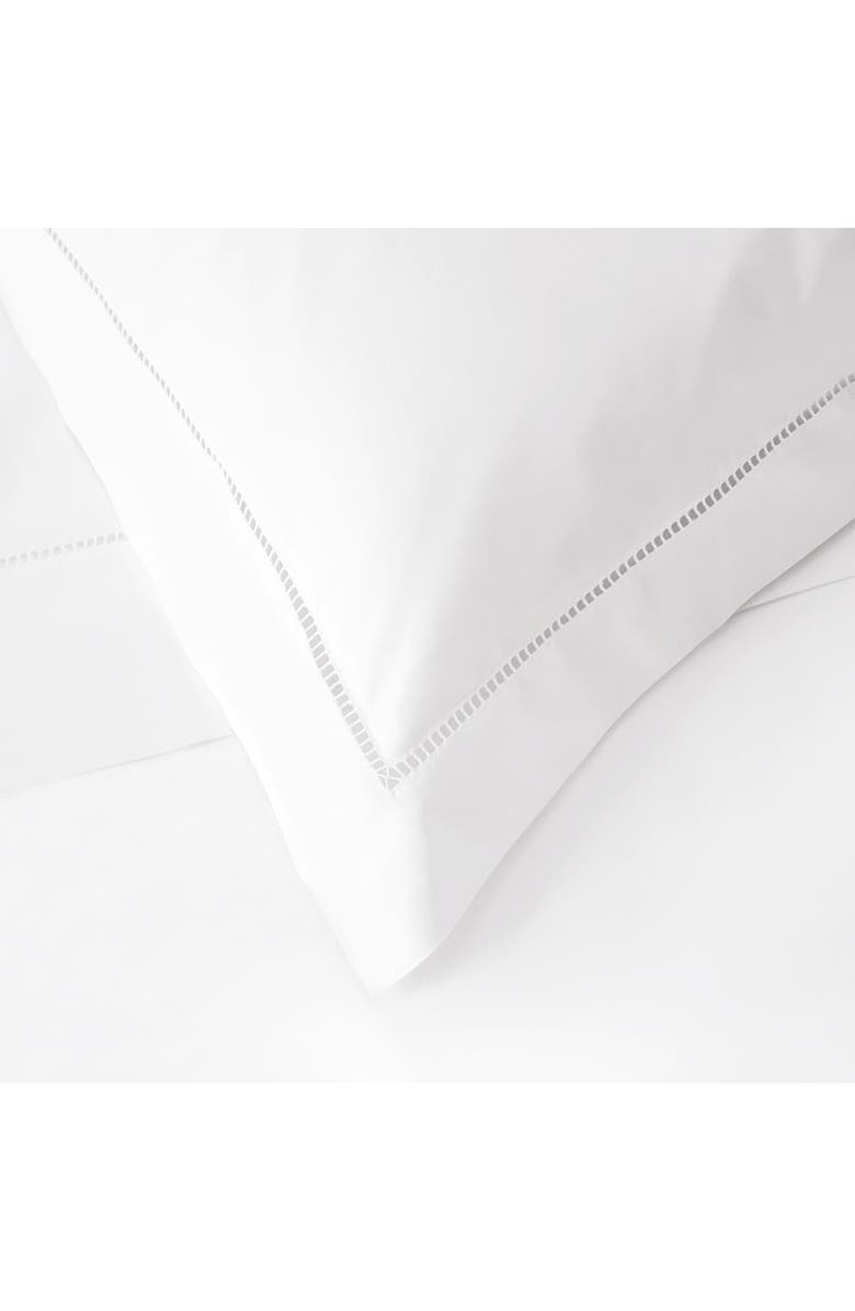 The White Company Santorini Ladder Stitch Duvet Cover, Alternate, color, 