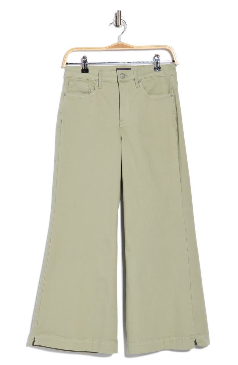 NYDJ Mia Palazzo High Waist Flare Jeans, Alternate, color, Juniper Green