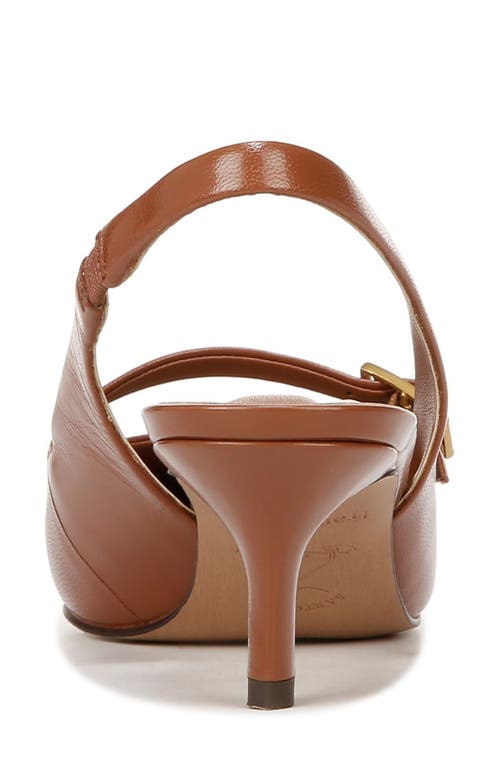 Franco Sarto Khloe Slingback Pointed Toe Pump In Brown