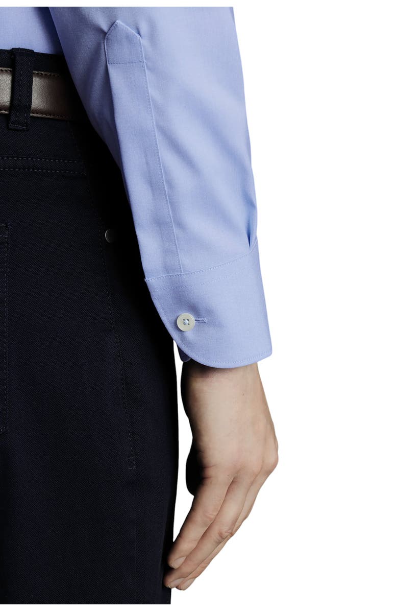 Charles Tyrwhitt Non-Iron Button-Down Oxford Slim Fit Shirt Single Cuff, Alternate, color, Sky Blue
