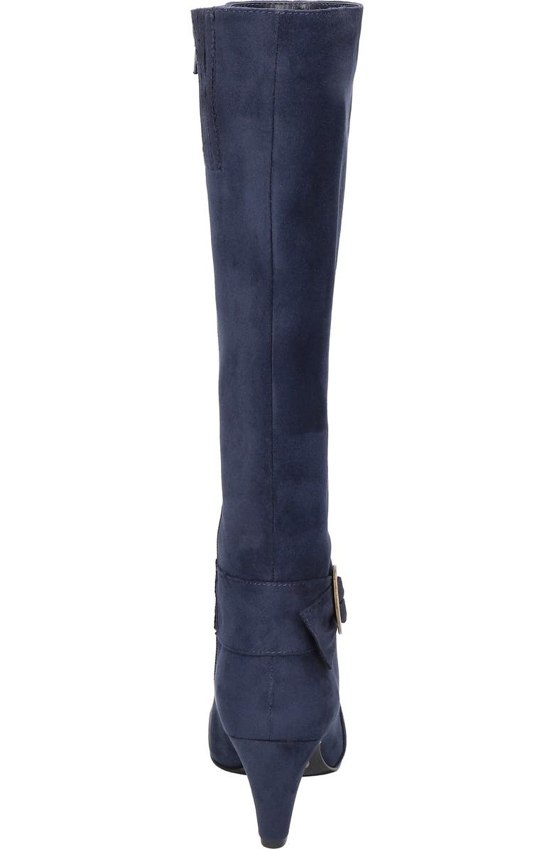 Bella Vita Rima Plus Knee High Boot, Alternate, color, Navy Suede