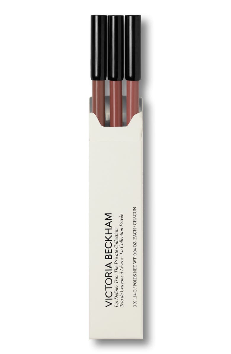 Victoria Beckham Lip Definer Lip Liner Trio: The Private Collection Set, Main, color, 