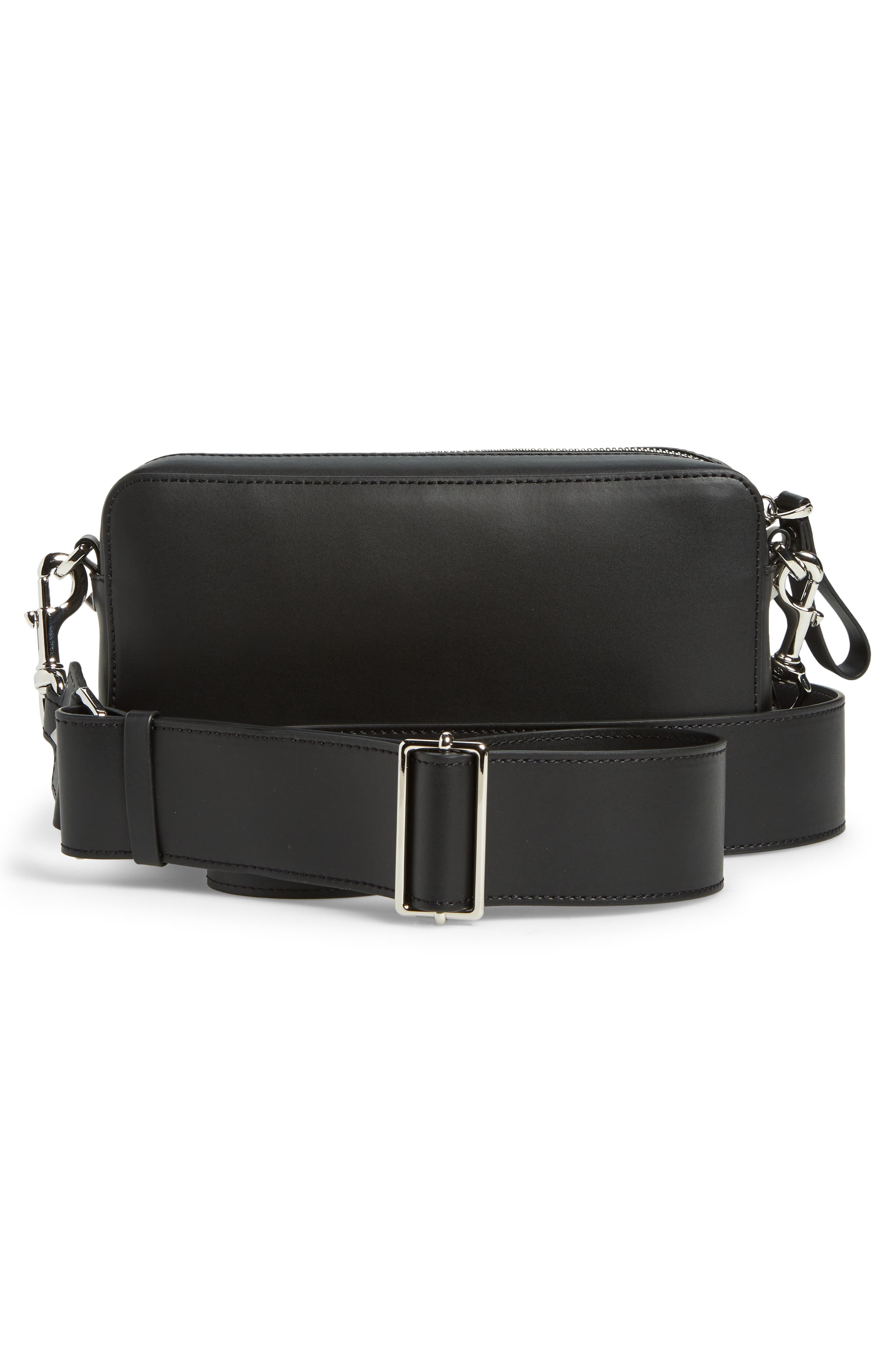 Valentino Garavani VLTN Leather Crossbody Bag, Alternate, color, 