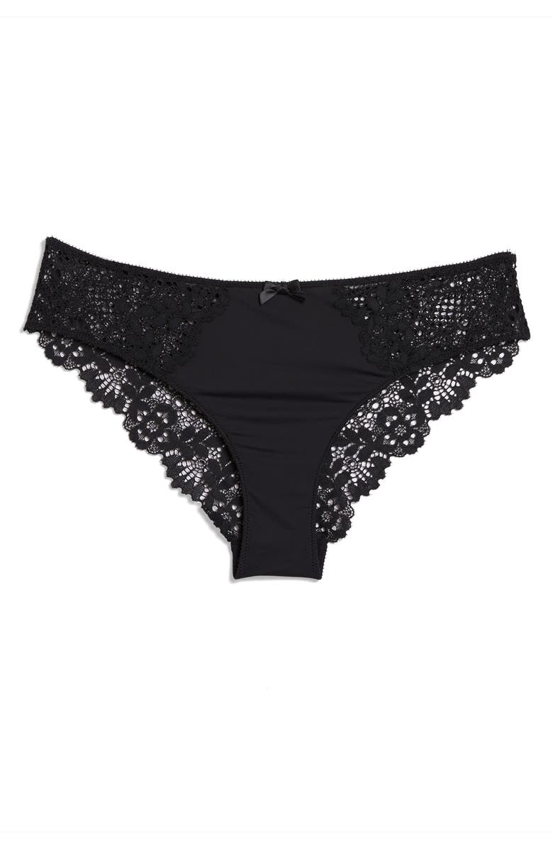 Etam Success Hipster Briefs, Alternate, color, Black