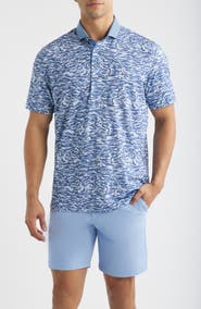 Greyson Stalking Wolf Camo Polo
