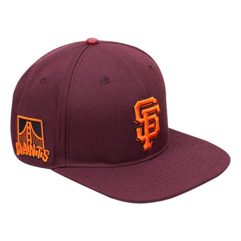 Men's Pro Standard Burgundy San Francisco Giants Wine Snapback Hat