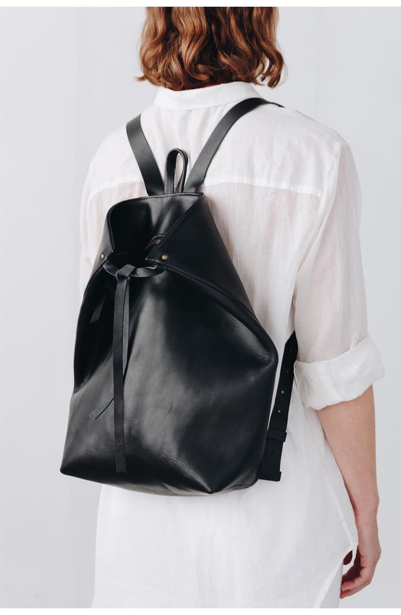 Harper the Label The Folded Backpack, Alternate, color, Black