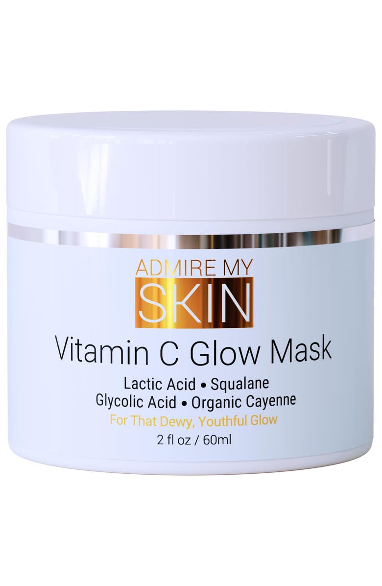 Admire My Skin Vitamin C Glow Mask, Main, color, Clear