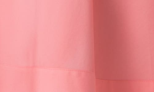 Akris Punto Belted Square Neck Cotton Fit & Flare Dress In 261 Pink