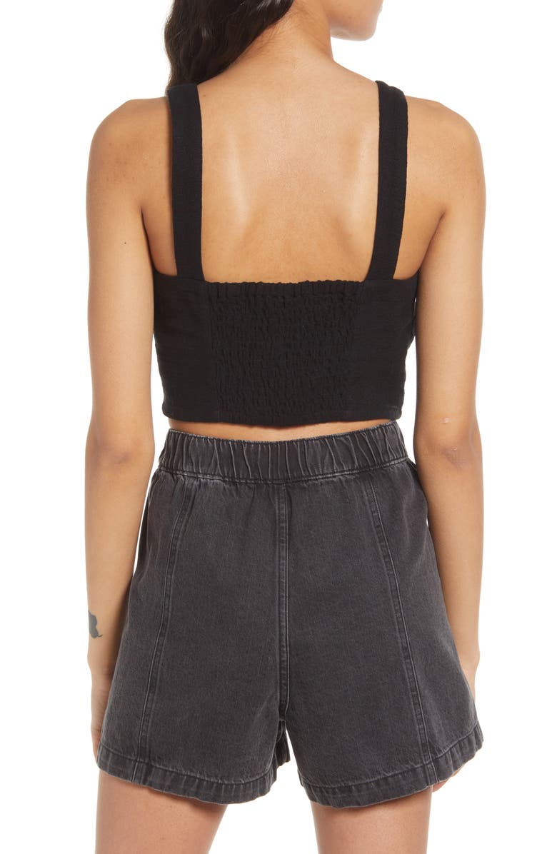Madewell Breezewoven Abbie Crop Top, Alternate, color, 