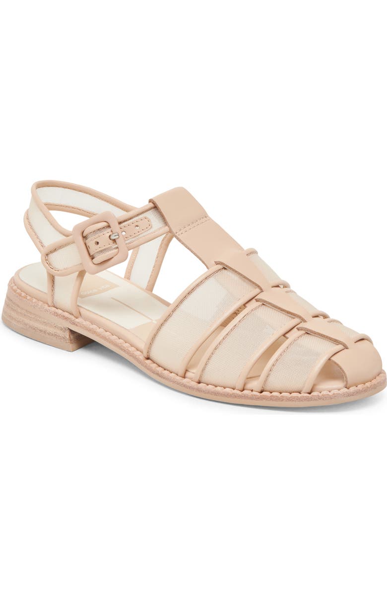 Dolce Vita Holis Mesh Fisherman Sandal, Main, color, Praline Mesh