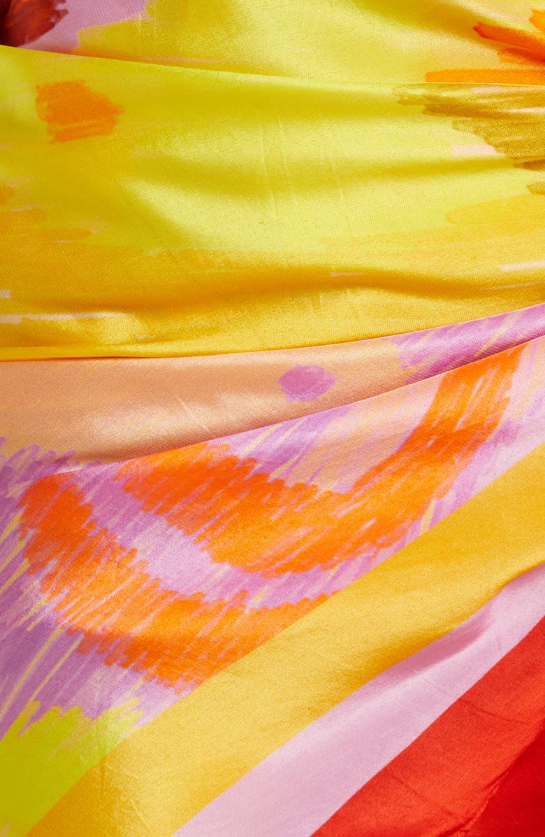 FARM Rio Painted Fishes Panneaux Cover-Up Sarong, Alternate, color, 