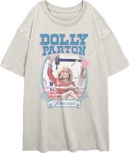 DOLLY PARTON Junior's Tennessee Portrait Short Sleeve Oversized T-Shirt