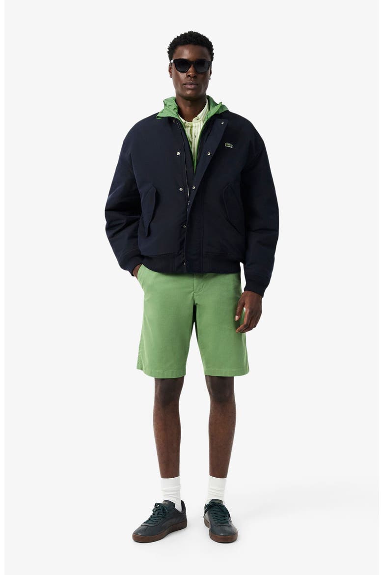 Twill Bermuda Chino Shorts, Alternate, color, LAMBS LETTUCE