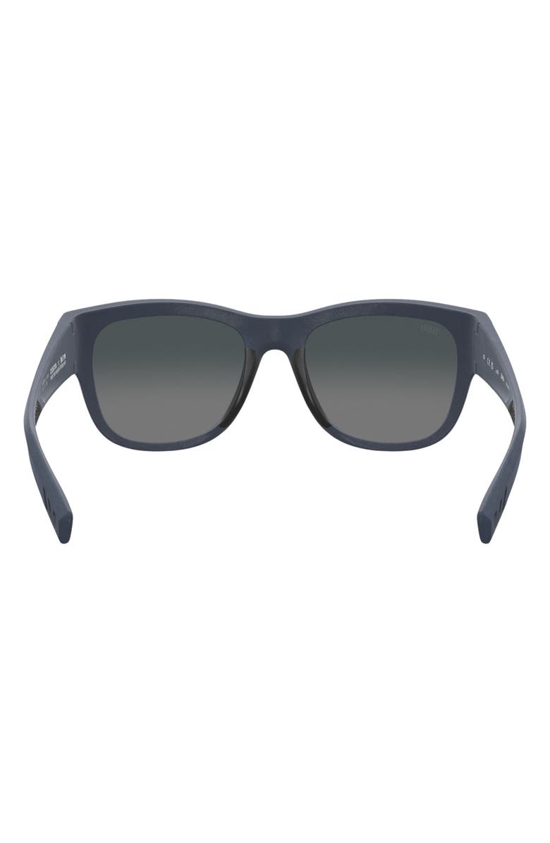 Costa Del Mar Caleta 55mm Gradient Polarized Square Sunglasses, Alternate, color, Grey Gradient