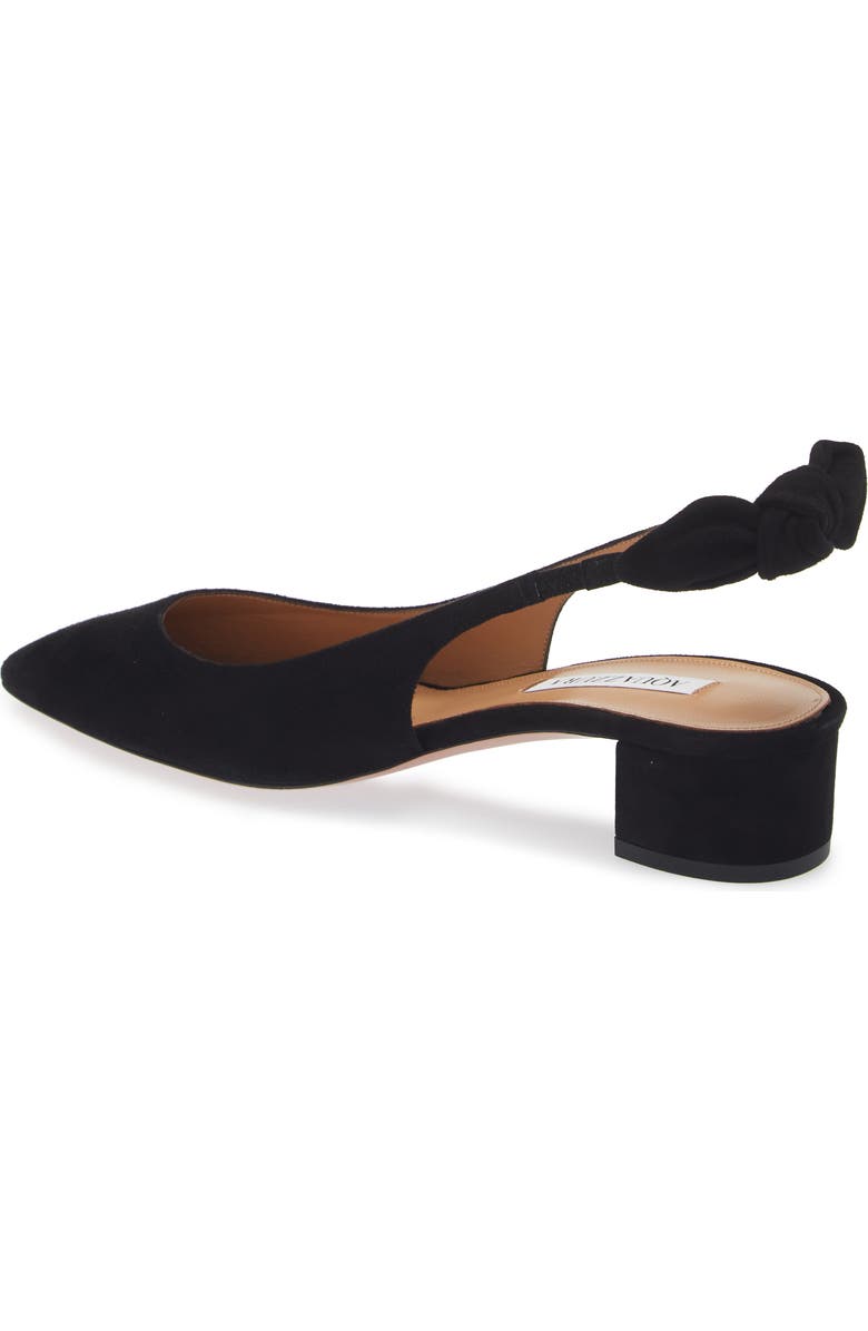 Aquazzura Very Bow Tie Slingback Pump, Alternate, color,