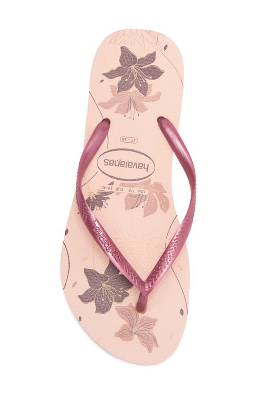 Havaianas Slim Flip Flop In Pink