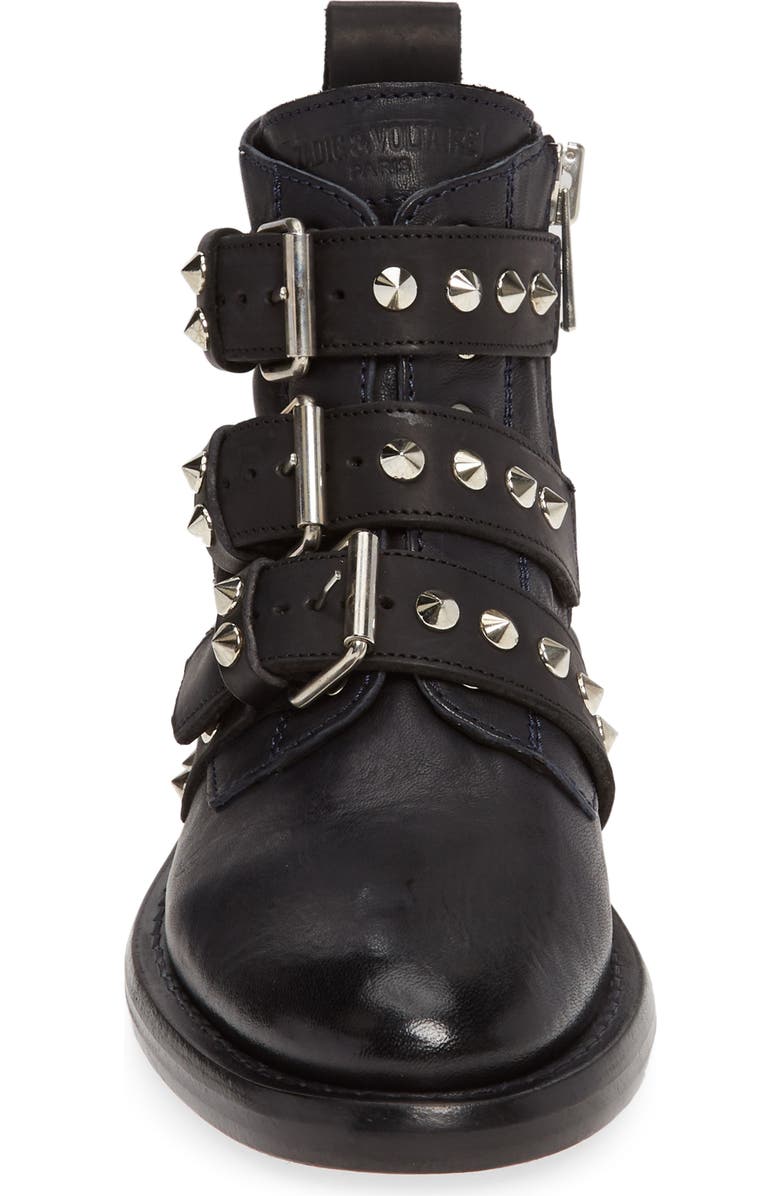 Zadig & Voltaire Laureen Spike Boot, Alternate, color,