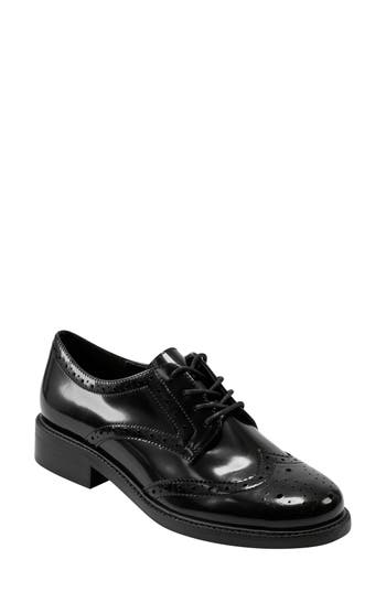 Marc Fisher Ltd Perrie Wingtip Derby In Black