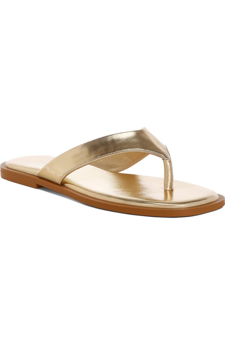 LONDON RAG Nitty Flip Flop, Main, color, Gold