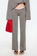 LIONESS Bloom Side Tie Wide Leg Pants