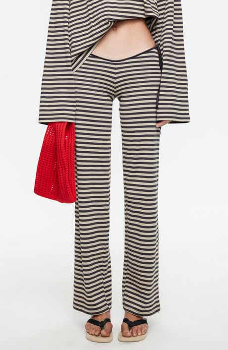 Bloom Side Tie Wide Leg Pants
