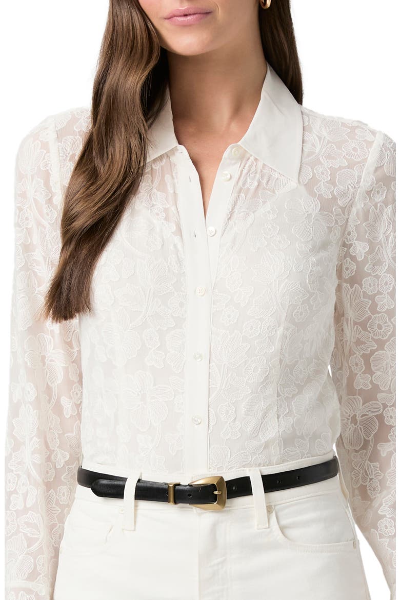 Tahoma Silk Button-Up Shirt, Main, color, WHITE