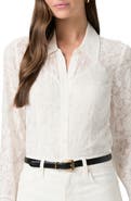 PAIGE Tahoma Silk Button-Up Shirt
