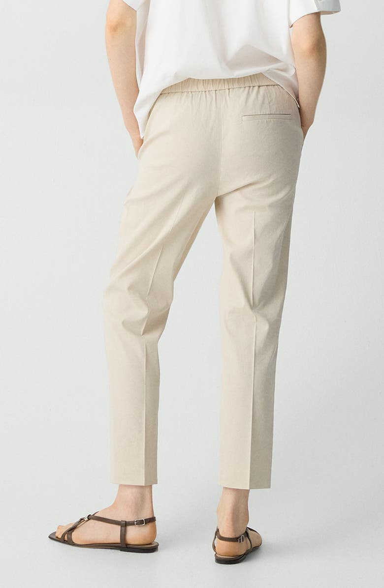 Theory Treeca Pull-On Pants, Alternate, color, Straw - D59