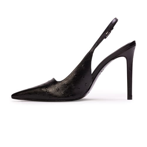 Black Suede Studio Lainey 100 Patent Pump In Multi