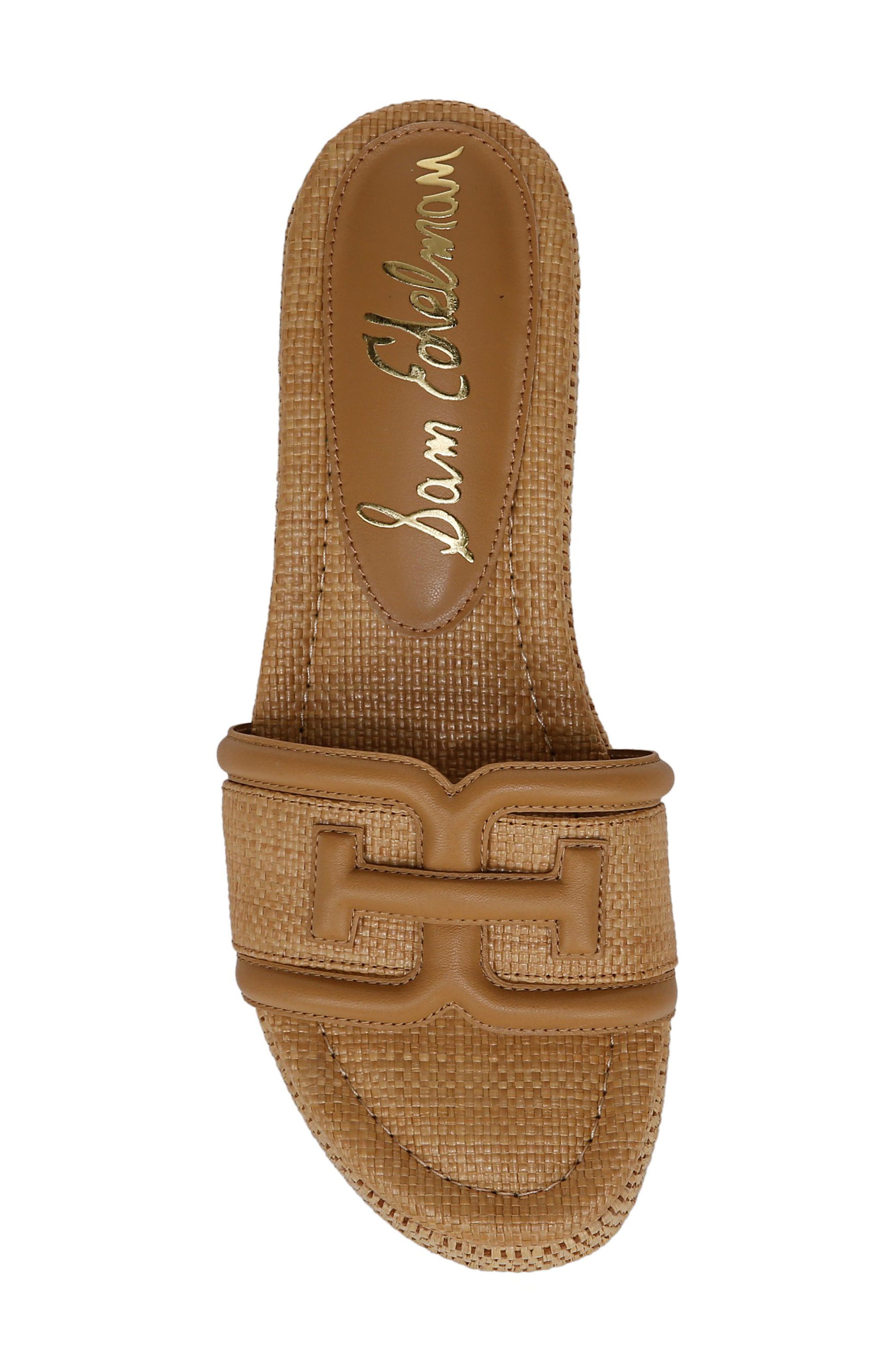 Sam Edelman Pauleena Platform Wedge Slide Sandal, Alternate, color, Sand Dune