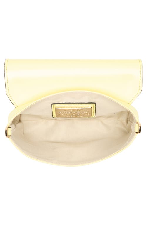 Valentino By Mario Valentino Lilou Bonbonniere Leather Crossbody Bag In Citron Zest