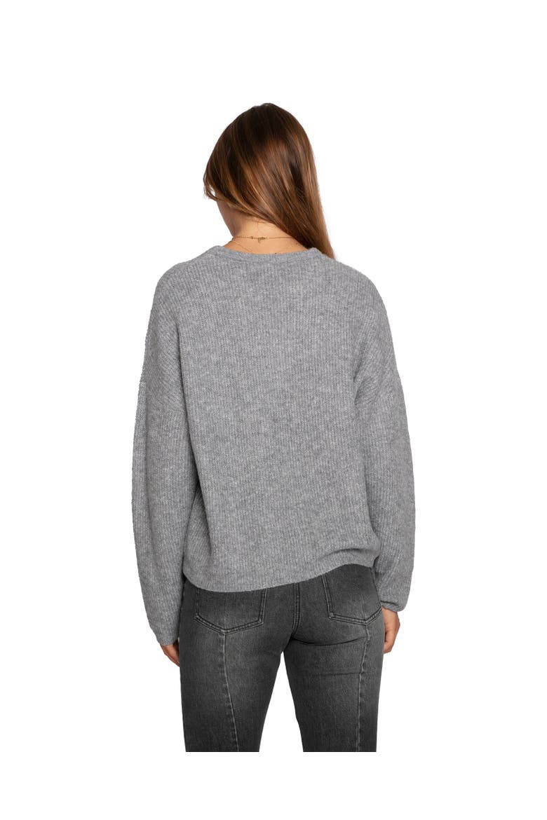 Wrap Me Up Scarf Sweater, Alternate, color, Grey
