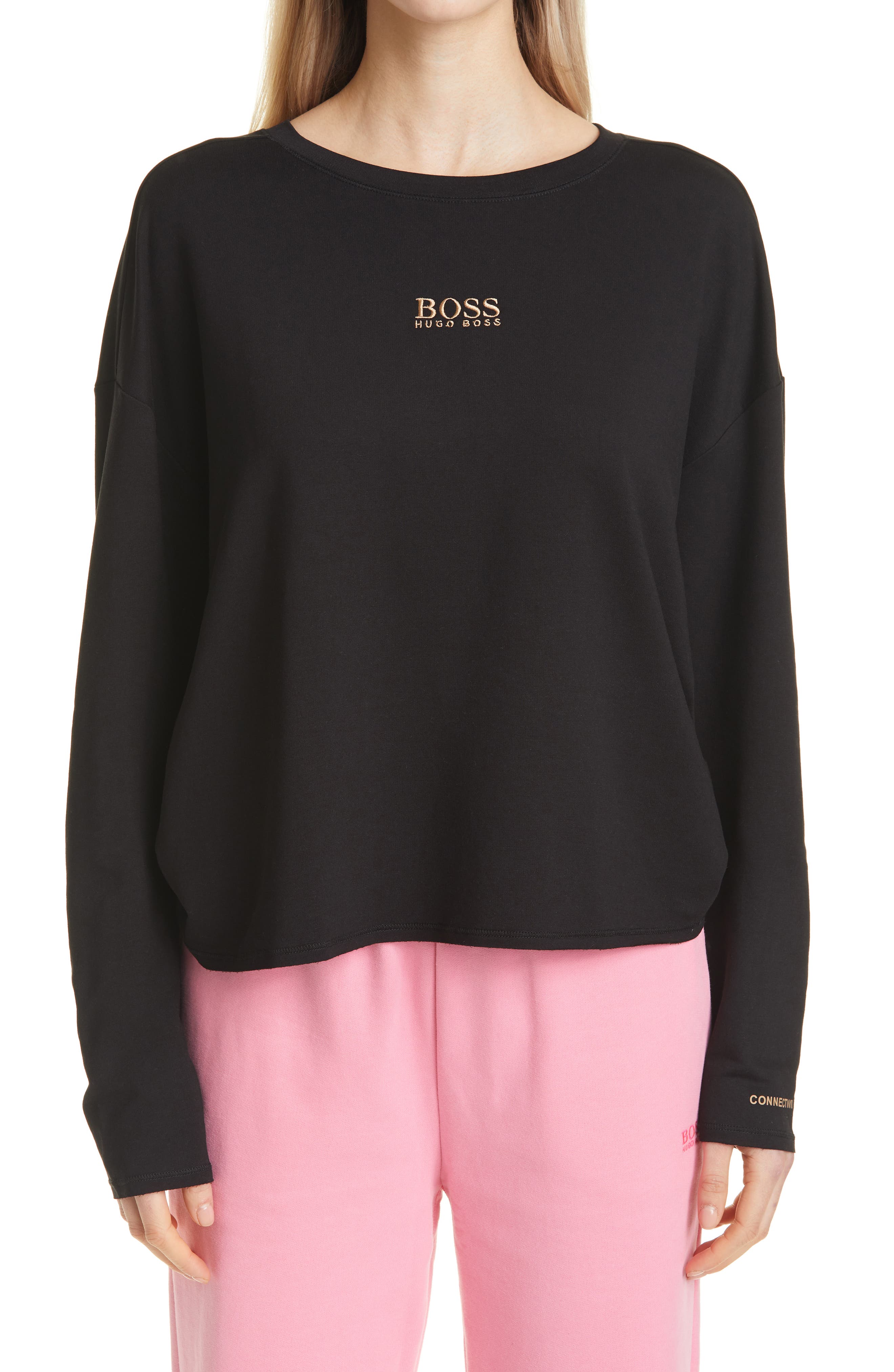 BOSS Elina Active Relaxed Fit Sweatshirt
