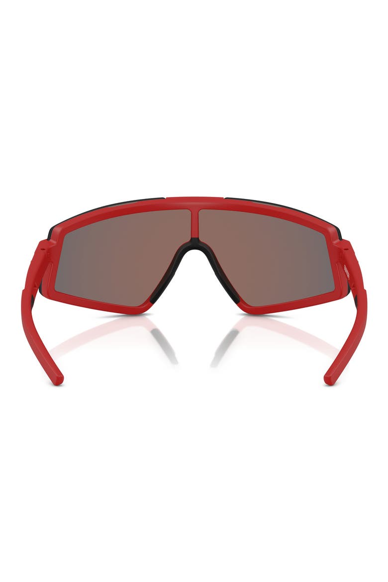 47mm Shield Sunglasses, Alternate, color, MATTE RED