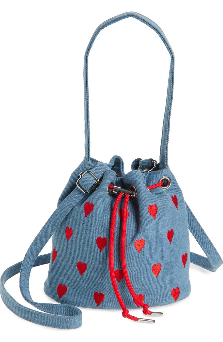 Ruby & Ry Kids' Denim Bucket Bag, Main, color,