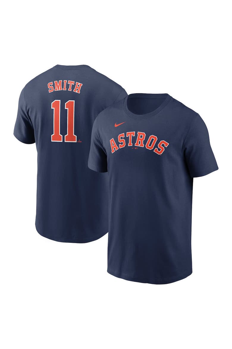 Men's Nike Cam Smith Navy Houston Astros Fuse Name & Number T-Shirt, Alternate, color, Navy